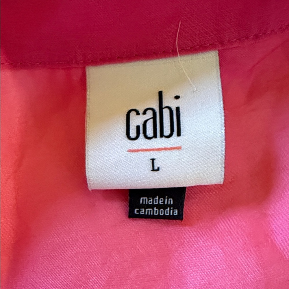 CAbi Women's Fuchsia Button Down Shirt - Picture 2 of 6